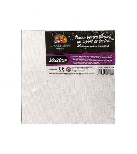 CARTON PANZAT 3 MM 20 x 20 CM SF ART PIGNA