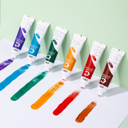 CULORI ACRILICE 12 CULORI 12ML DELI - imagine 3
