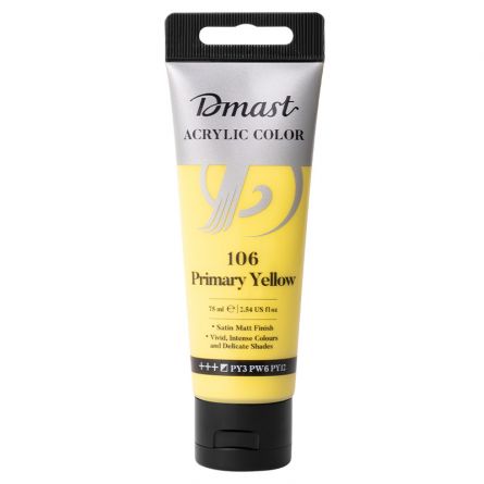 CULORI ACRILICE PROFESIONALE 75ML GALBEN PRIMAR 106 DMAST BY PEBEO