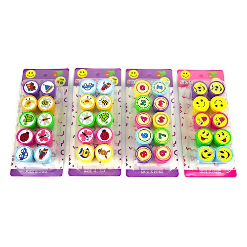 Set 10 stampile 25*32 mm, diverse modele pentru copii
