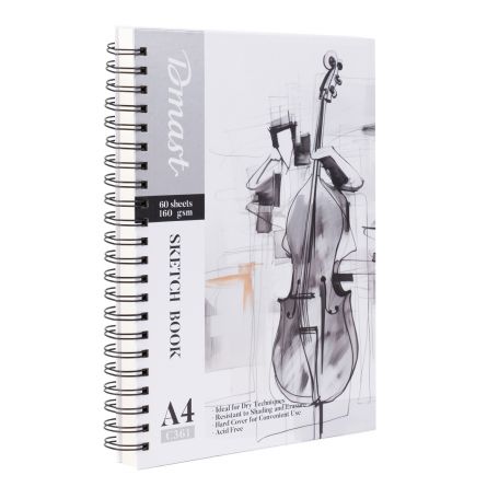 SKETCH BOOK A4 60 FILE 160G LANDSCAPE DMAST BY PEBEO