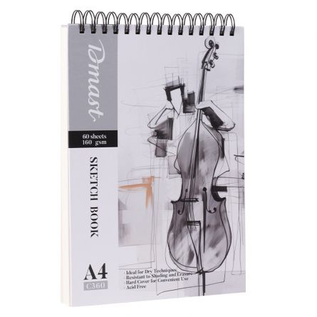 SKETCH BOOK A4 60 FILE 160G PORTRET DMAST BY PEBEO