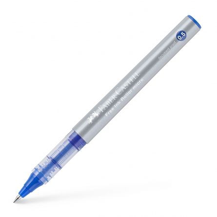 ROLLER FREE INK 0.5MM ALBASTRU FABER-CASTELL