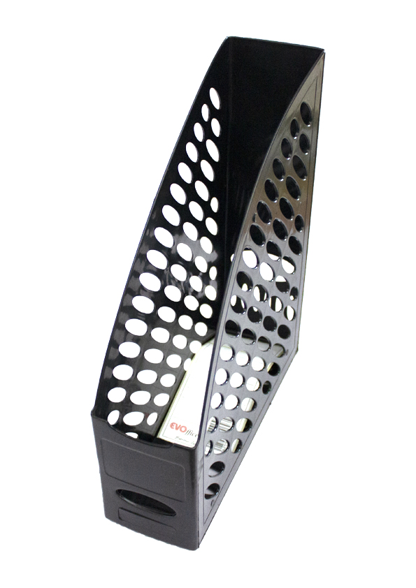 Suport plastic vertical documente negru