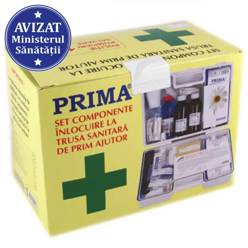 Kit inlocuire componente trusa prim ajutor fixa/detasabila omologat conf. Ordin 427/2002 M.S.