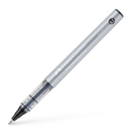 ROLLER FREE INK 0.7MM NEGRU FABER-CASTELL