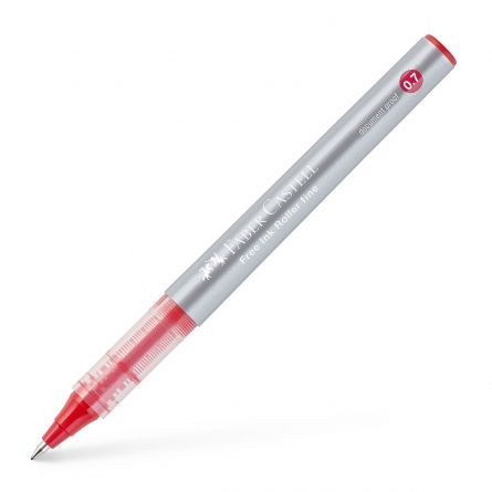ROLLER FREE INK 0.7MM ROSU FABER-CASTELL