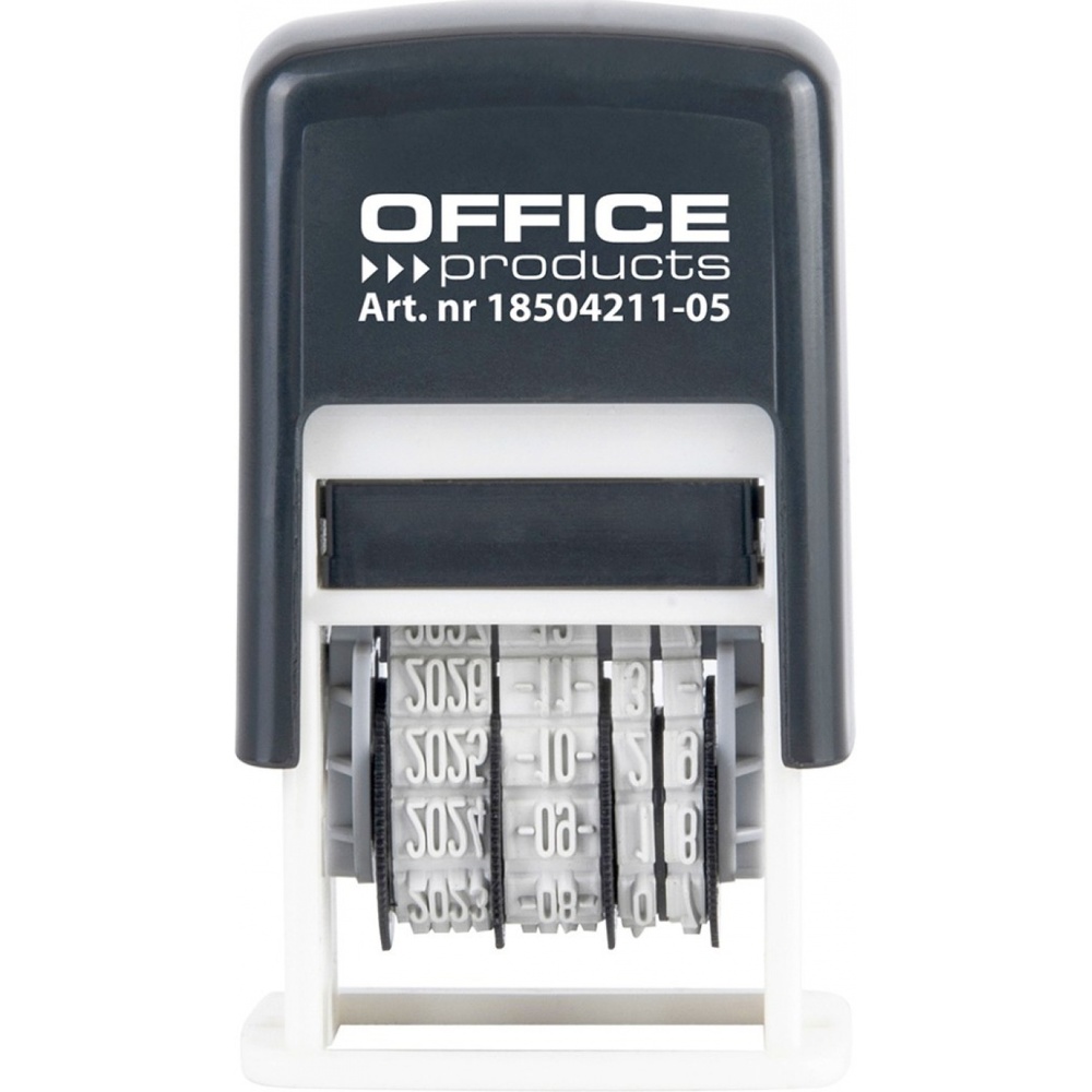 Datieră OfficePro ISO – Format An/Lună/Zi, Cerneală Neagră