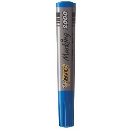 MARKER PERMANENT ALBASTRU VARF ROTUND 2000 BIC