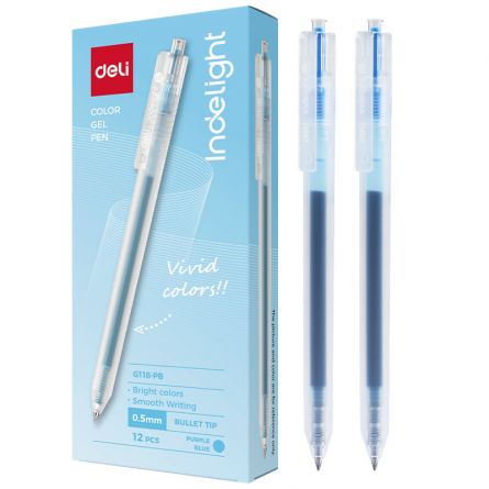 PIX CU GEL CU MECANISM 0.5MM ALBASTRU-TURCOAZ DELI