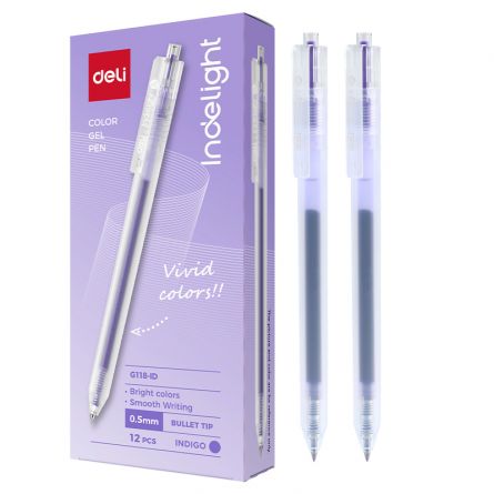 PIX CU GEL CU MECANISM 0.5MM INDIGO DELI