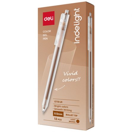PIX CU GEL CU MECANISM 0.5MM MARO DESCHIS DELI
