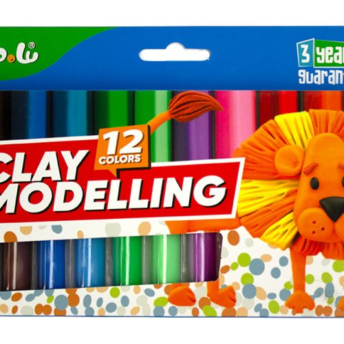 Plastilină Colorată 12 Culori – No.0984, 3 Ani Garanție