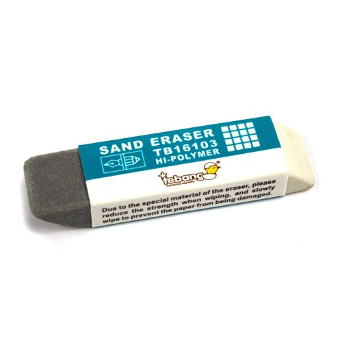 Radieră Dublă Hi-Polymer – Creion Grafit și Cerneală, 70x16 mm