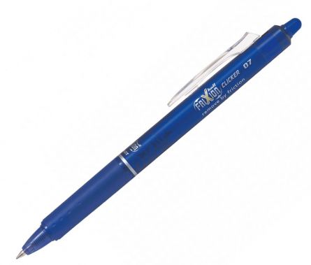 ROLLER 0.7MM ALBASTRU CLICKER FRIXION PILOT