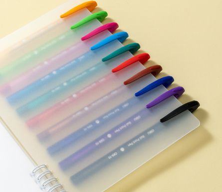 SET 10 PIXURI UNICA FOLOSINTA DIVERSE CULORI 0.7MM Q69 DELI - imagine 3