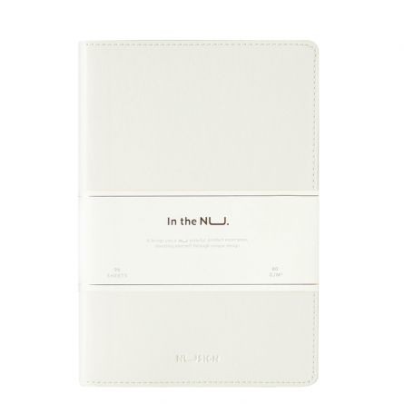 CAIET BIROU A5 96 FILE DICTANDO COPERTA IMITATIE PIELE ALB DELI