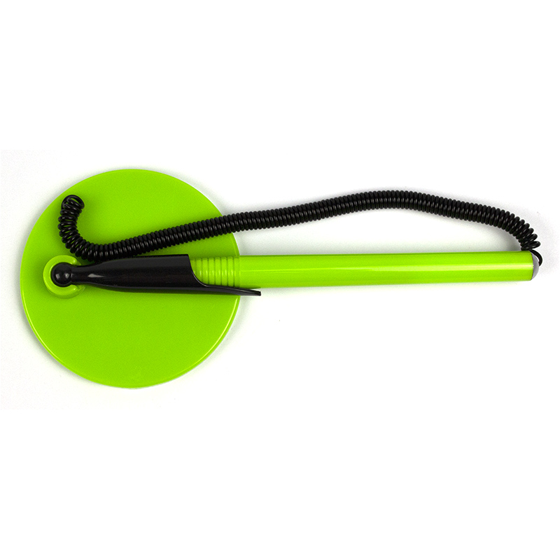 Pix fix cu bază mare, vârf metalic, verde neon - imagine 2