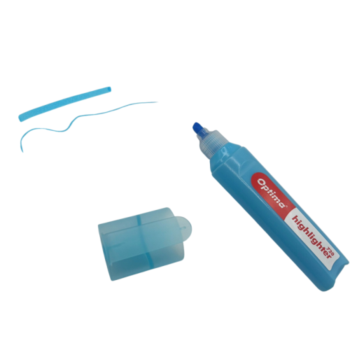 Textmarker varf lat 1-4mm, Optima 720 - albastru