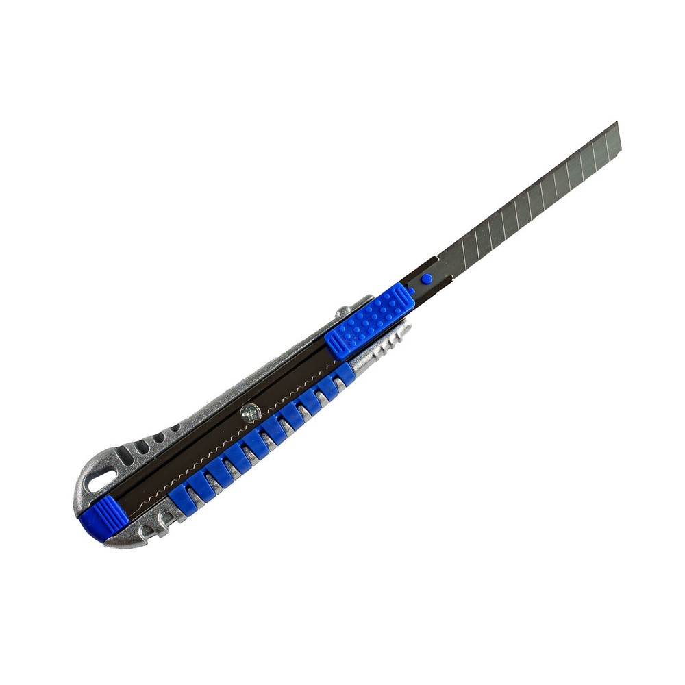 Cutter Optima Basic – lamă 9mm SK5, aluminiu cu grip cauciucat - imagine 3
