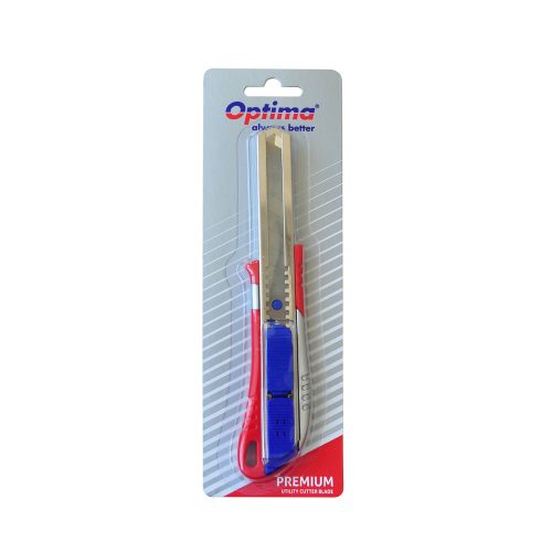 Cutter Optima Premium 18mm – precis și versatil, 2 funcții, lamă SK5