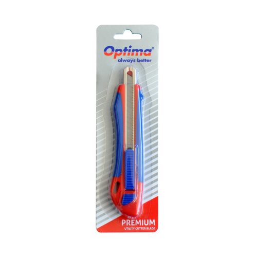 Cutter Optima Premium 9mm – auto-încărcare, 2 rezerve incluse