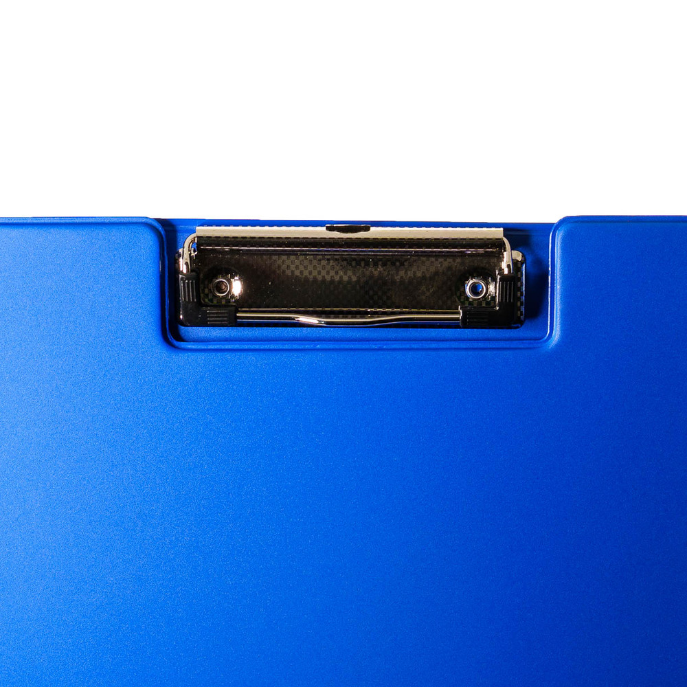 Clipboard dublu A4, plastifiat PP, Optima - albastru - imagine 3
