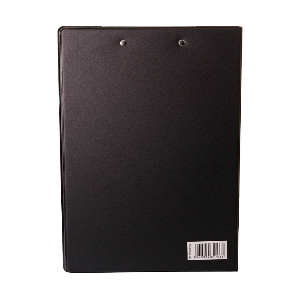Clipboard dublu A4, plastifiat PP, Optima - negru - imagine 4