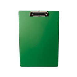Clipboard simplu A4, plastifiat PP, Optima - verde