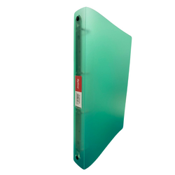 Caiet mecanic 4 inele - D16mm, coperti flexibile PP, Optima Flex - verde
