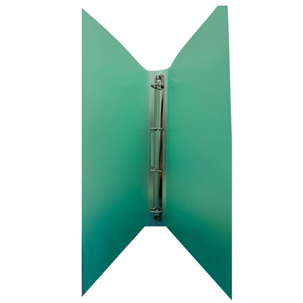 Caiet mecanic 4 inele - D16mm, coperti flexibile PP, Optima Flex - verde - imagine 3