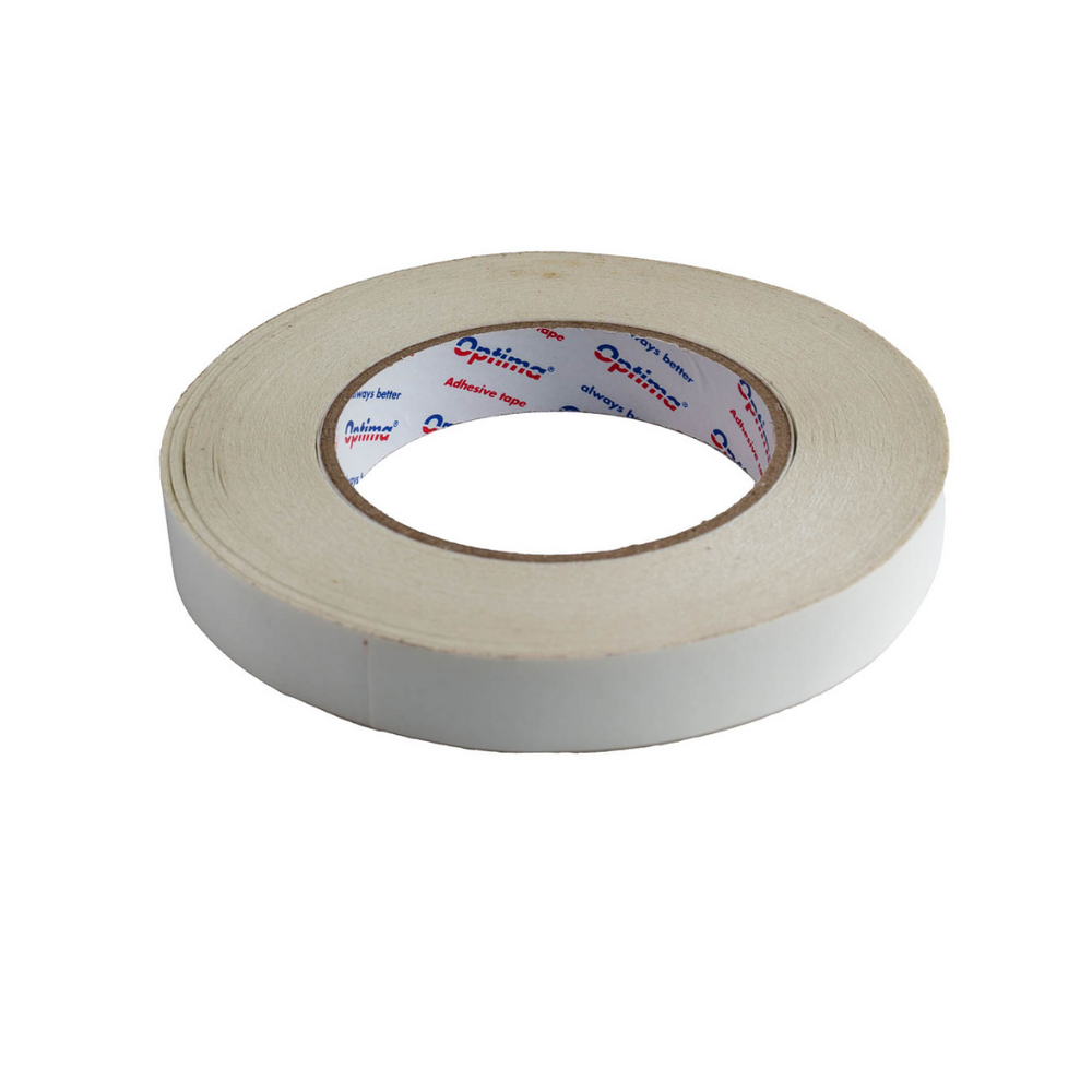 Bandă dublu adezivă Optima 19mm x 50m, 90 microni