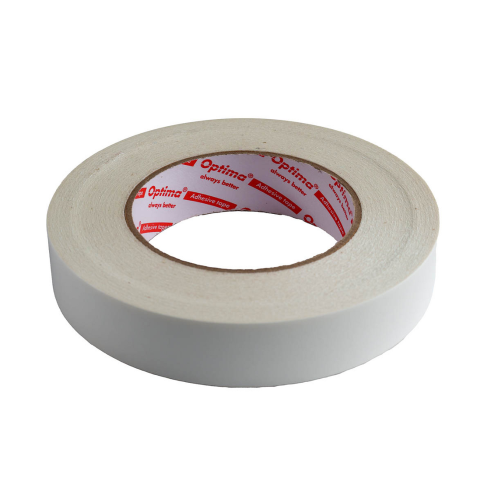 Bandă dublu adezivă Optima 25mm x 50m, 90 microni