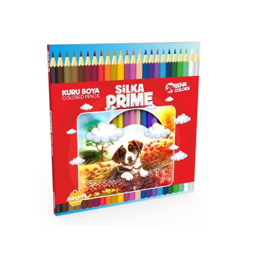 Set 24 creioane colorate SILKA Prime – culori vibrante