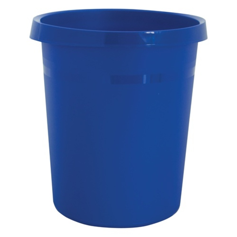 Coș de birou pentru hârtie HAN Grip – 18 litri, albastru