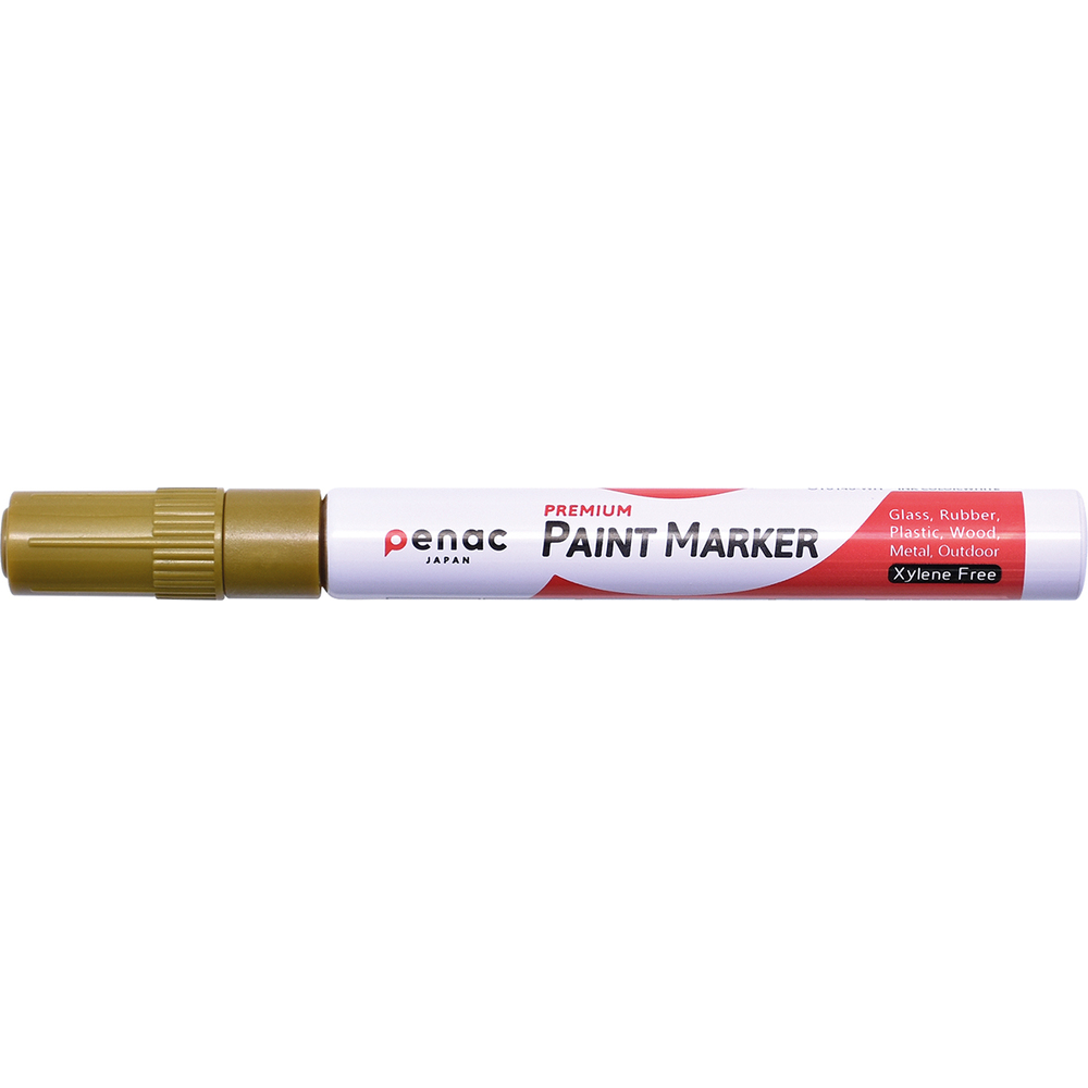 Marker PENAC rezistent la temperaturi înalte – vârf rotund, 2–4 mm, auriu