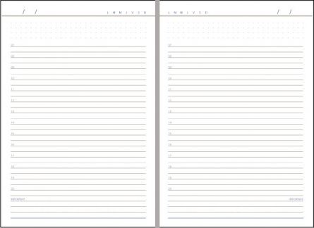 AGENDA A5 NEDATATA ROSIE DOMINO EGO - imagine 3