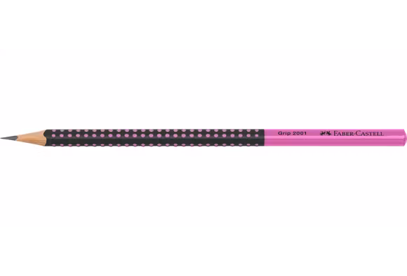CREION GRAFIT B GRIP 2001 TWO TONE NEGRU-ROZ 2022 FABER-CASTELL - imagine 2