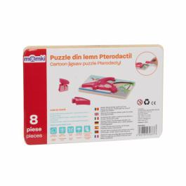 PUZZLE DIN LEMN PTERODACTIL, 8 PIESE, MOMKI - imagine 3