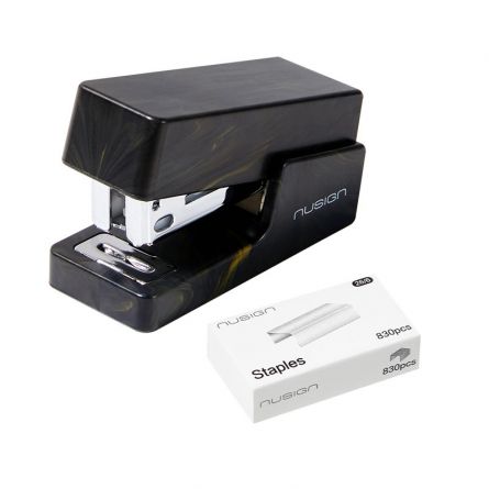 CAPSATOR 12 COLI 24/6 MINI NUSIGN NEGRU MARMORAT DELI - imagine 2