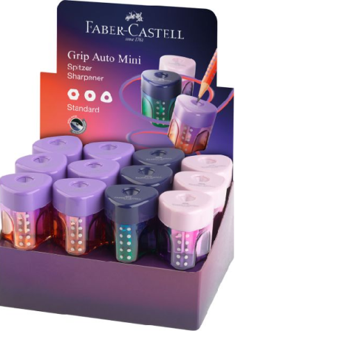 ASCUTITOARE PLASTIC SIMPLA GRIP TREND FLOW FABER-CASTELL
