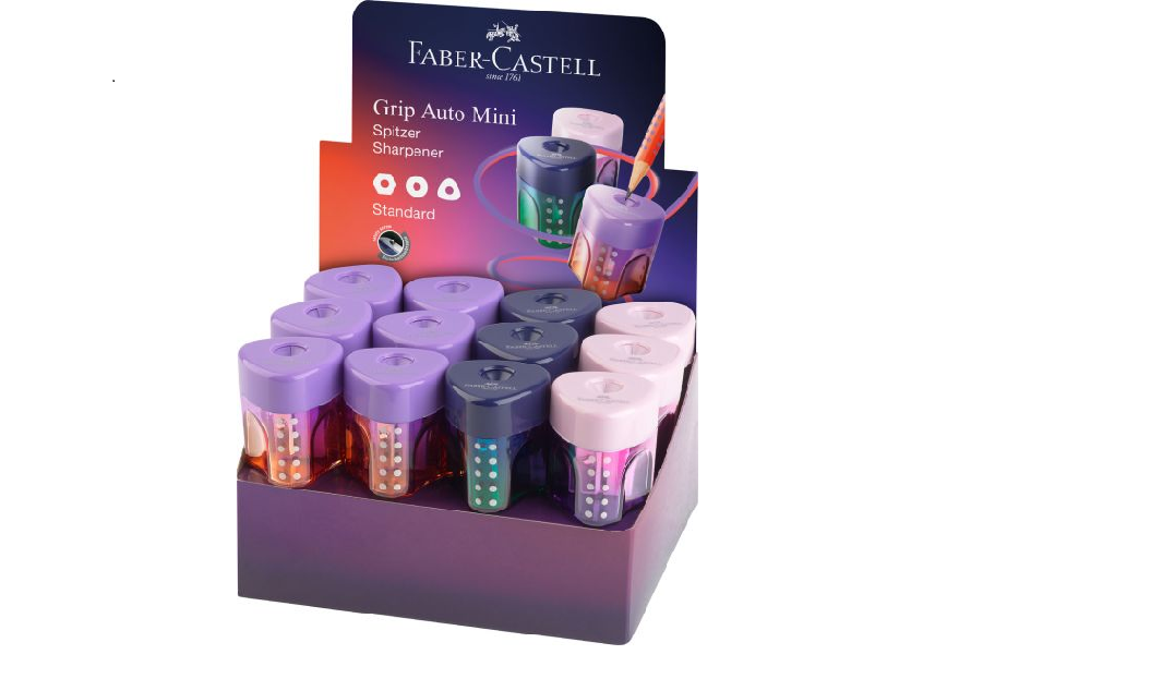 ASCUTITOARE PLASTIC SIMPLA GRIP TREND FLOW FABER-CASTELL