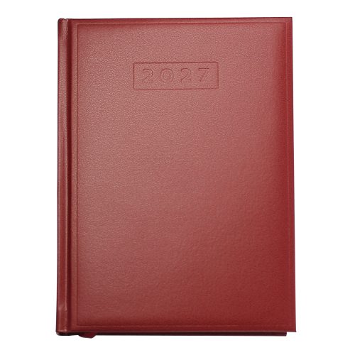 Agenda datata A5 2027 - bordeaux